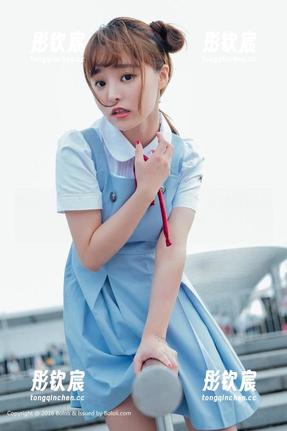 BoLoli菠萝社 - 私拍新手法：柳侑绮的浴室，水滴是我的灯光师？