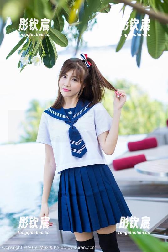 IMiss爱蜜社 - 原来黄歆苑的JK写真，居然比我预想的更深入人心