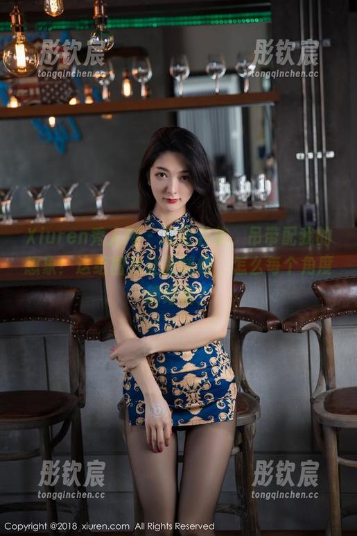 Xiuren秀人网 - 欧阳若依，吊带配我的想象！这组图片让我恍惚，怎么每个角度都好看？
