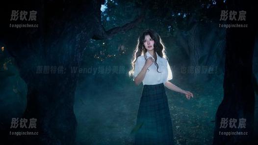 原图特供：Wendy婚纱美照，证明了‘白色’也能很野性！