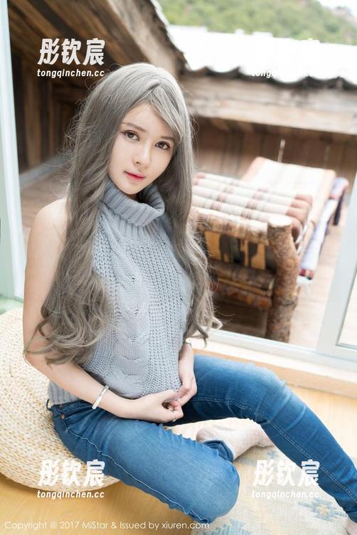 魅妍社 - 忍不住要翻黄歆苑最新女仆合集，那身影真能引人遐想…